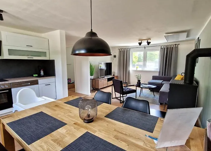 Tatil Evi Seeoase - 70qm - Kamin -terrassen - Parkplatz - Badestelle Fusslaeufig Joachimsthal