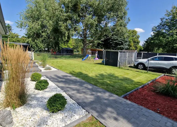 Seeoase - 70qm - Kamin -terrassen - Parkplatz - Badestelle Fusslaeufig * Joachimsthal